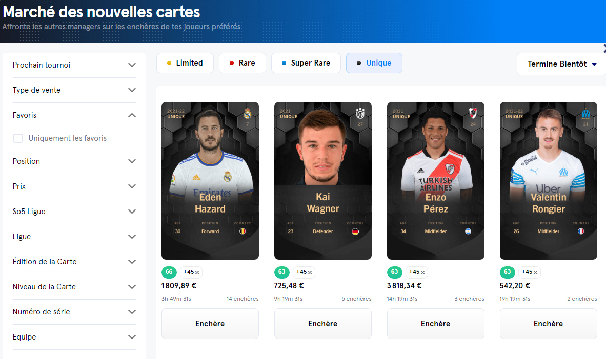 L'incroyable business de Sorare auprès des passionnés de foot, entre loisirs et spéculations financières, une activité qui brouille les cartes L'incroyable business de Sorare auprès des passionnés de foot, entre loisirs et spéculations financières, une activité qui brouille les cartes