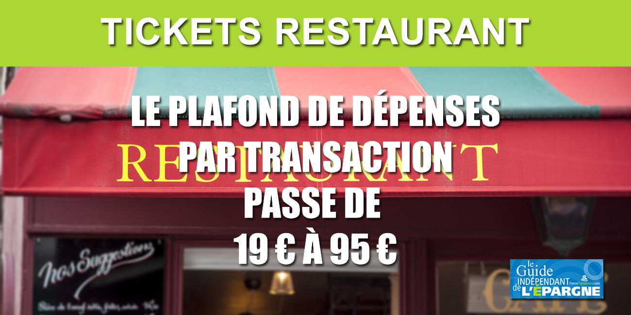 Ticket Restaurant : plafond relevé de 19€ à 95€ durant la période de confinement