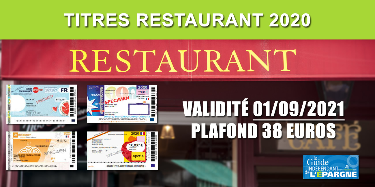 Liquidez vos Ticket Restaurant, UpDéjeuner, Pass Restaurant, Apetiz... de 2020, derniers jours avant expiration !