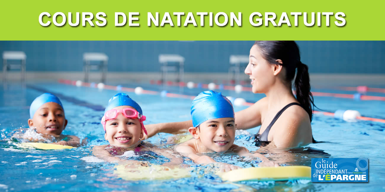 Gérer son budget : 10 heures gratuites de cours de natation pour les enfants de 4 à 12 ans, bénéficiez du programme J'apprends à nager !