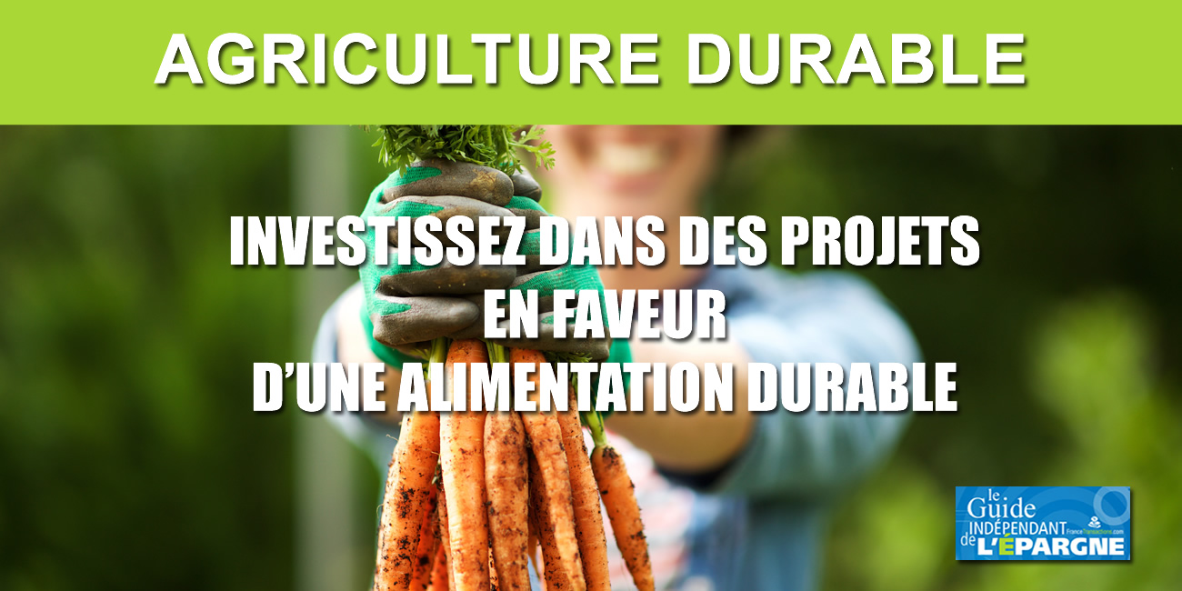 Épargner autrement : investir dans l'agriculture et l'alimentation durables ?