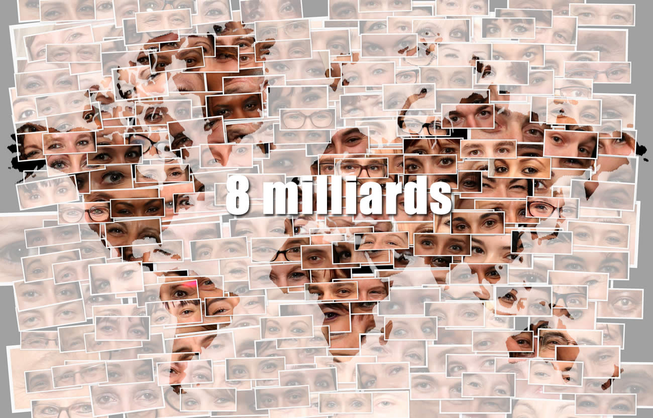 Terre : 8 milliards de Terriens, pic de 10 milliards attendu vers 2100