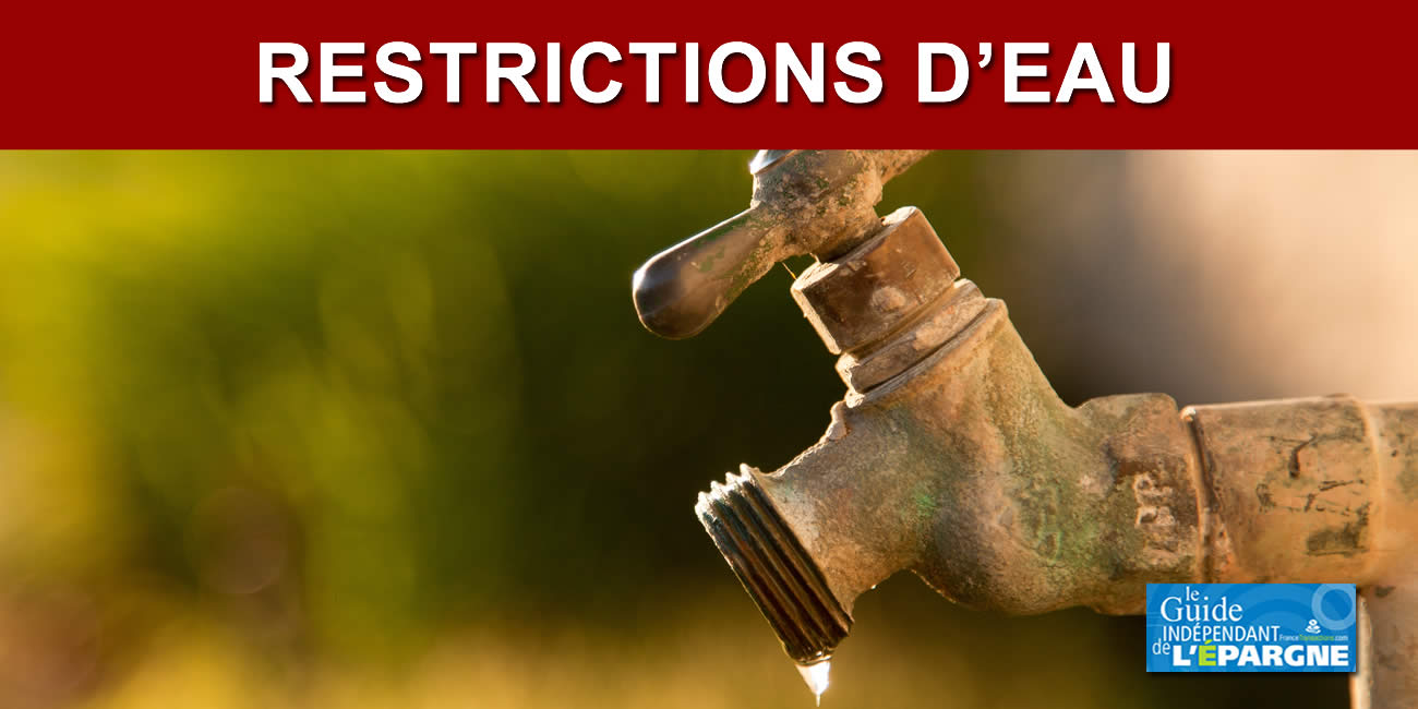 Sécheresse : 10% des contrôles effectués auprès des particuliers, agriculteurs, entreprises conduisent à une procédure pour non respect des consignes de restrictions d'eau