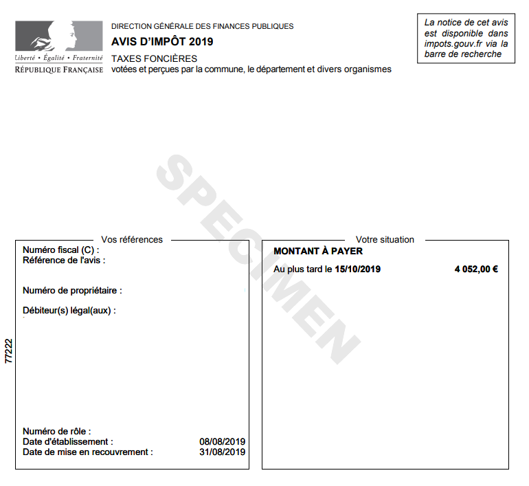 Paiement de vos taxes foncières 2019 : agir avant le 16 octobre 2019 Paiement de vos taxes foncières 2019 : agir avant le 16 octobre 2019