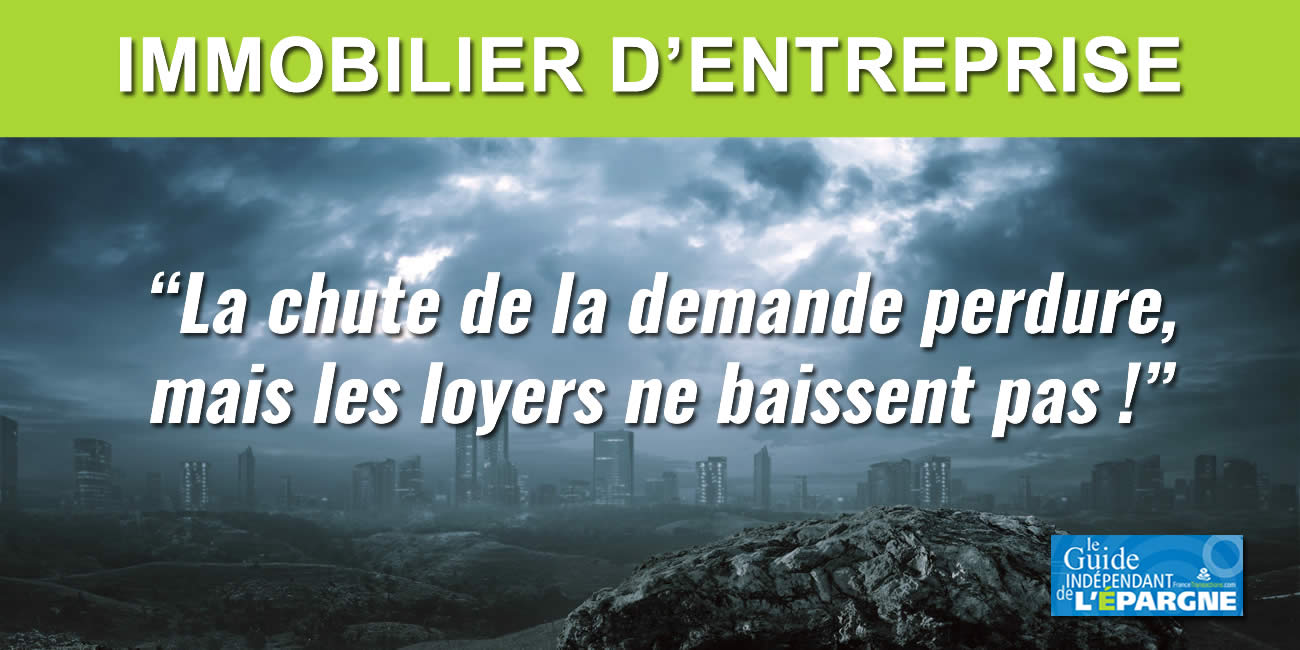 Immobilier d'entreprise : la crise perdure au premier trimestre 2021, la demande chute de -30% par rapport à 2020 Immobilier d'entreprise : la crise perdure au premier trimestre 2021, la demande chute de -30% par rapport à 2020