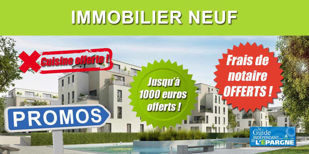 Immobilier neuf : les offres promotionnelles se multiplient, plusieurs milliers d'euros à la clé, car les ventes chutent...