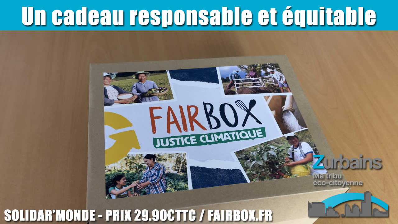 FairBox Justice Climatique : le cadeau idéal pour Noël, 100% éthique, commerce équitable, 100% utile et pleine de bon sens